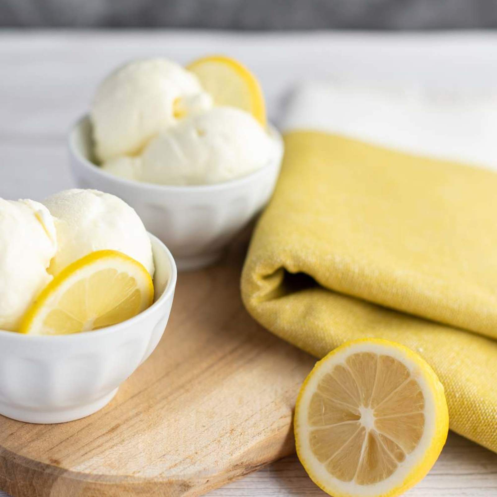 Glace mascarpone limoncello